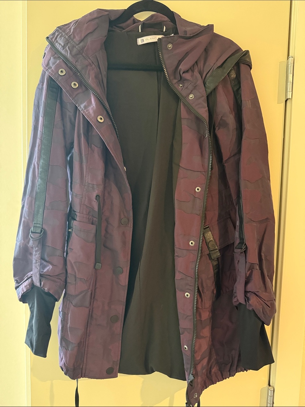 Blanc Noir purple jacket